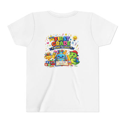 First Grade Youth T‑Shirt – "First Grade Ready to Rule" Cute Back-to-School Tee