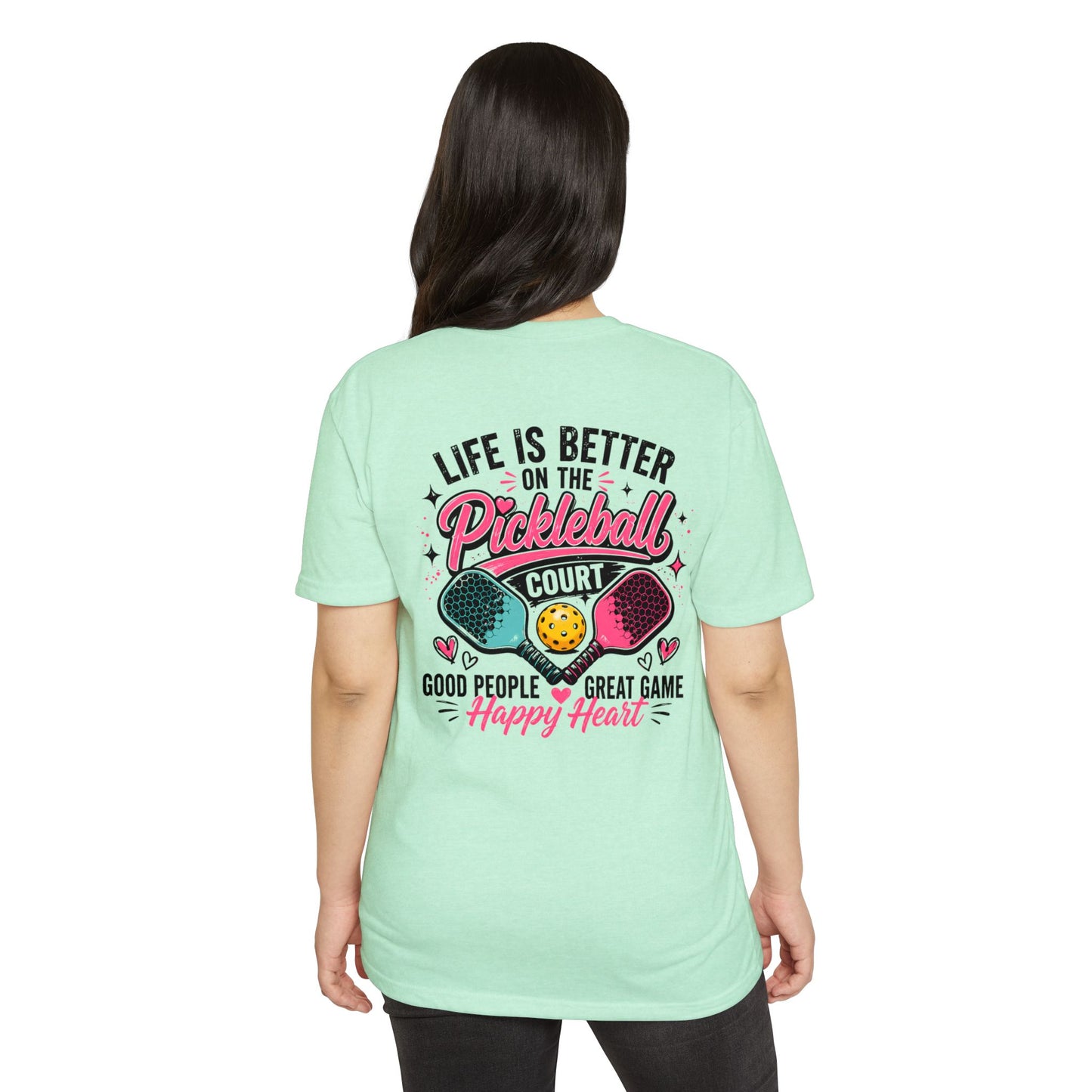Pickleball T-Shirt – "Life Is Better on the Pickleball Court" Graphic Tee