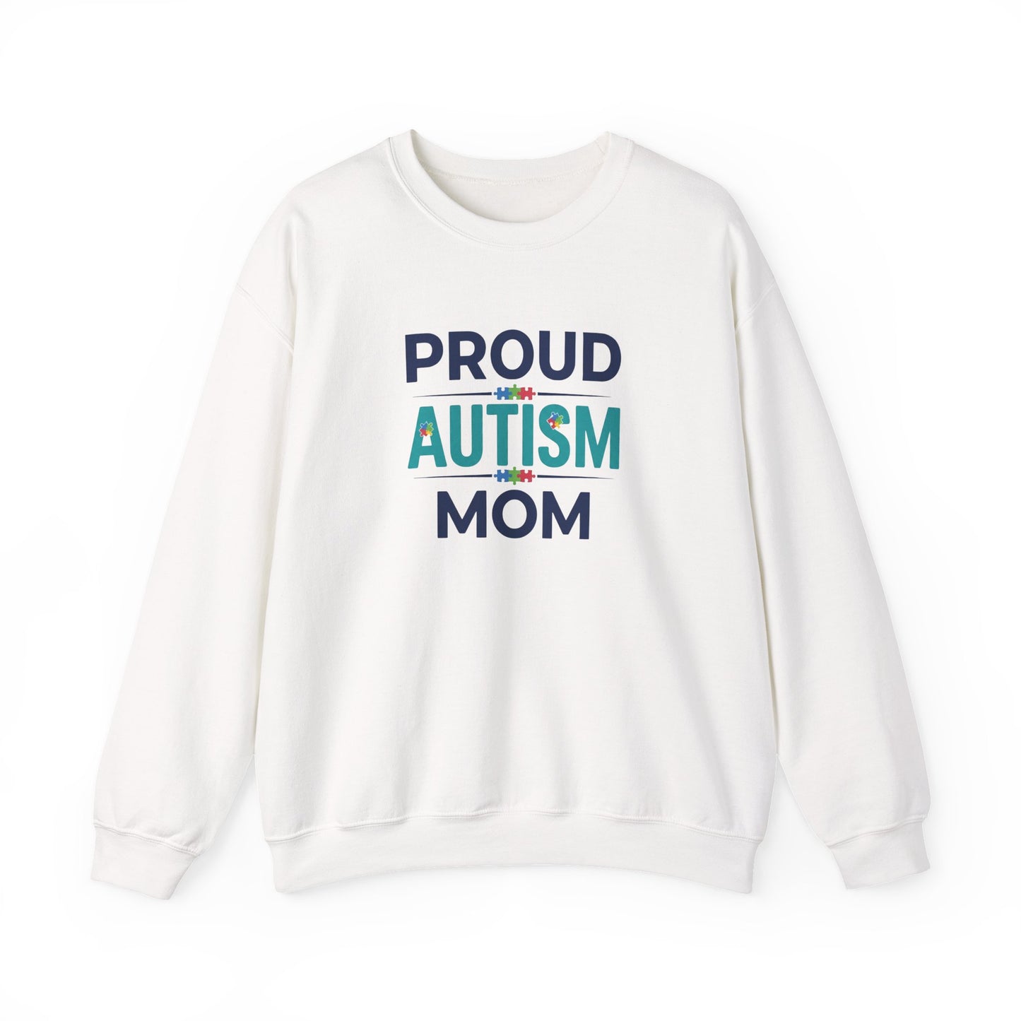 Proud Autism Mom Crewneck Sweatshirt