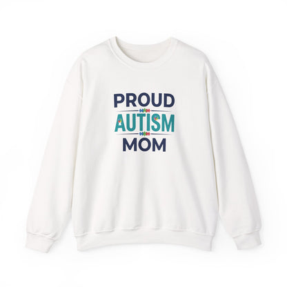 Proud Autism Mom Crewneck Sweatshirt