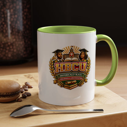 HBCU Pride Accent Coffee Mug — Historically Black Colleges & Universities Graduation Gift