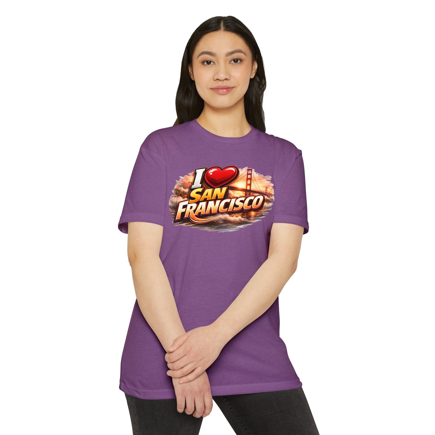 I  San Francisco T-Shirt — Golden Gate Sunset City Souvenir Tee