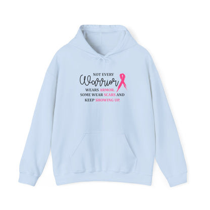 Not Every Warrior Wears Armor Breast Cancer Awareness Hoodie