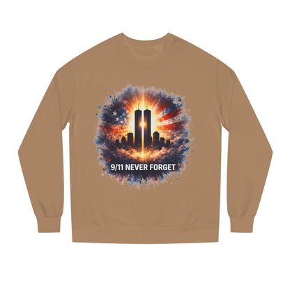 9/11 Never Forget Sweatshirt — World Trade Center Tribute Crewneck