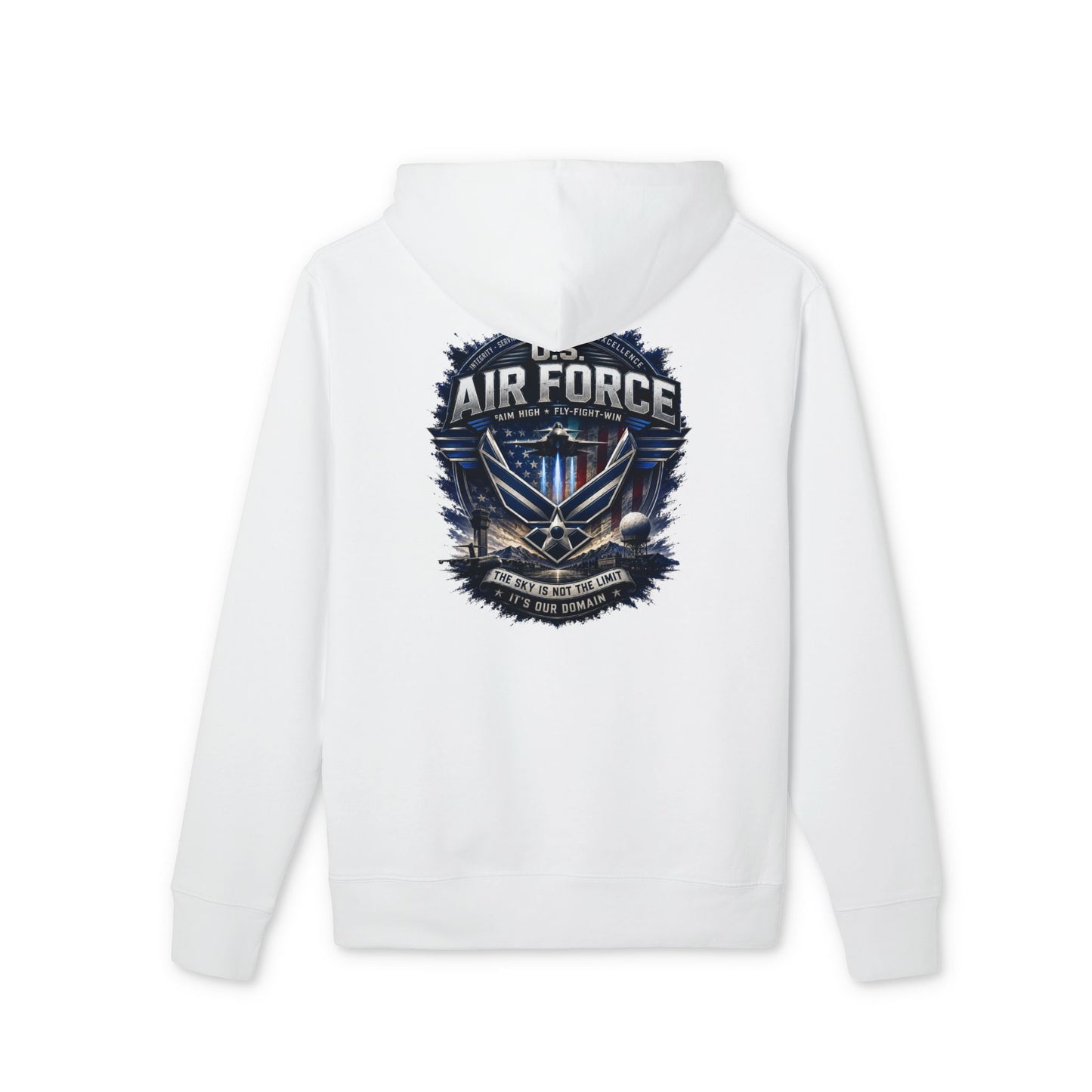 Air Force Emblem Hoodie — Military Wings Graphic Pullover