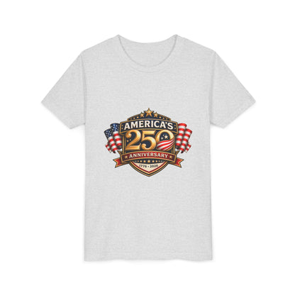 America's 250th Anniversary Youth Tee - Patriotic 1776–2026 Celebration Shirt