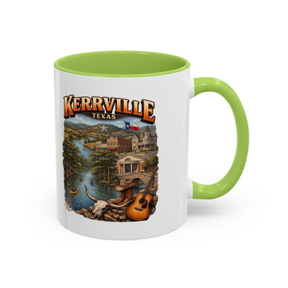 Kerrville Texas Souvenir Coffee Mug — Scenic Riverfront Design (11/15oz)