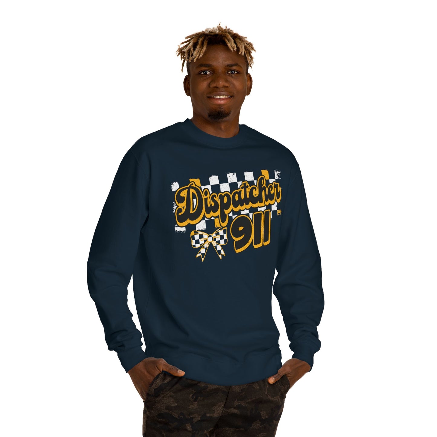 Dispatcher 911 Crewneck Sweatshirt — Emergency Dispatcher Gift