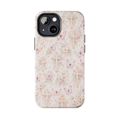 Blessed Wings Phone Case | Christian Floral iPhone Case