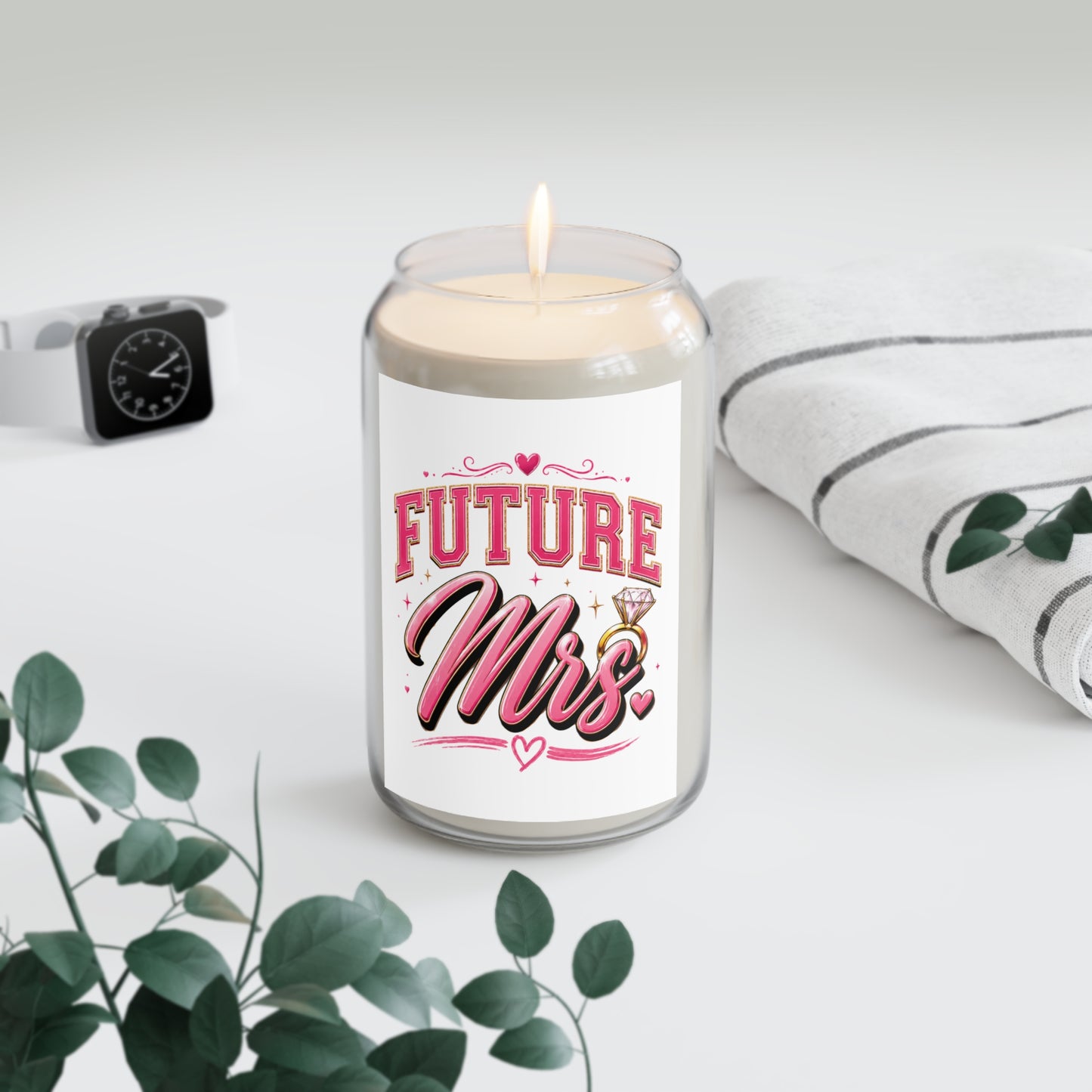 Future Mrs. Scented Soy Candle — Bridal Proposal & Bachelorette Gift (13.75 oz)