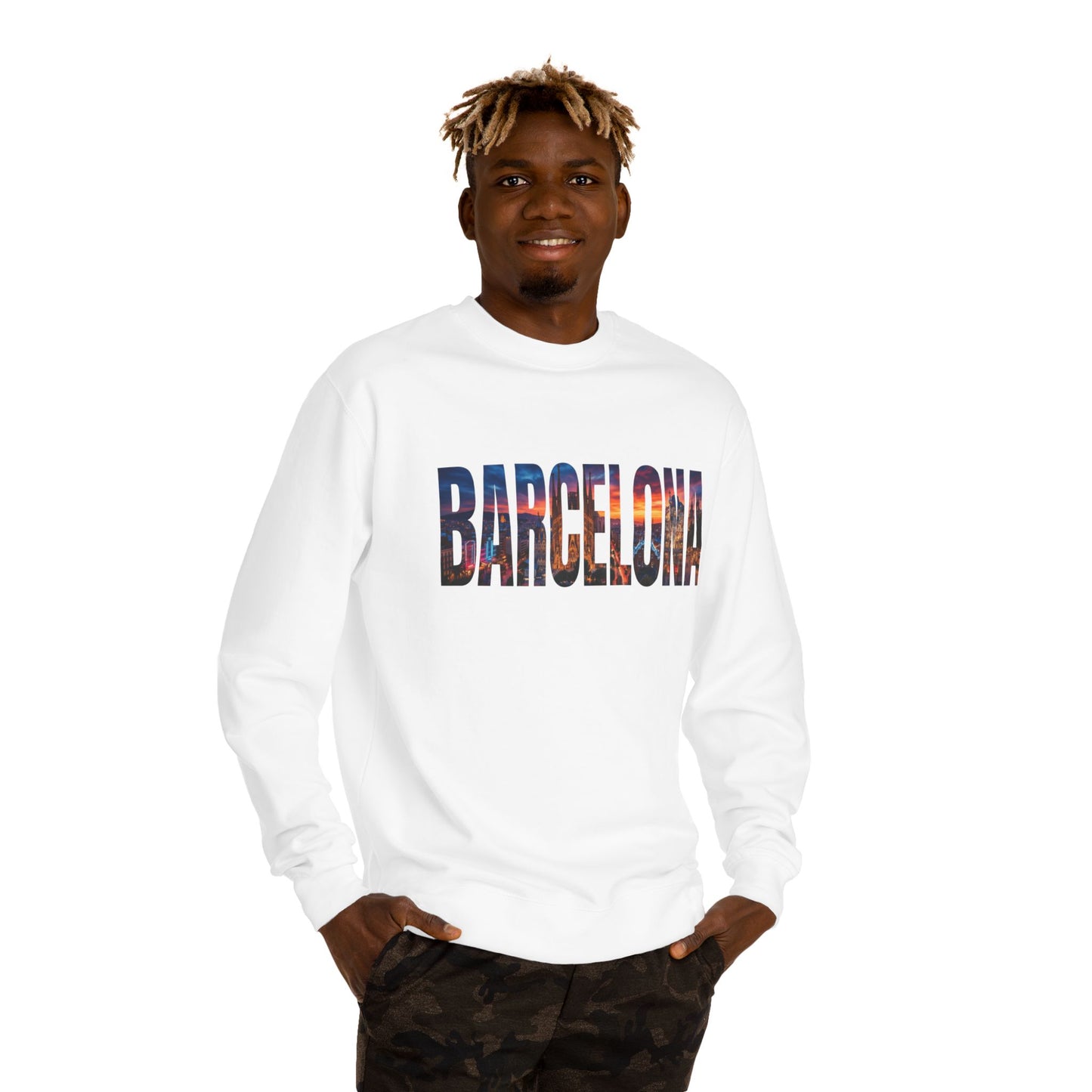 Barcelona Skyline Crewneck Sweatshirt