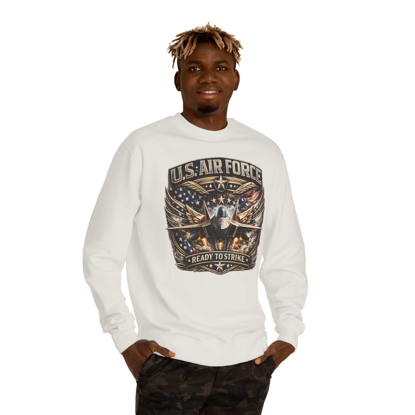 U.S. Air Force "Ready to Strike" Crewneck Sweatshirt