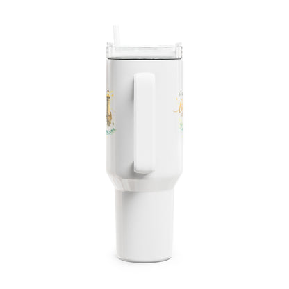40oz Inspirational Lighthouse Tumbler — "You are the light of the world" Christian Travel Mug