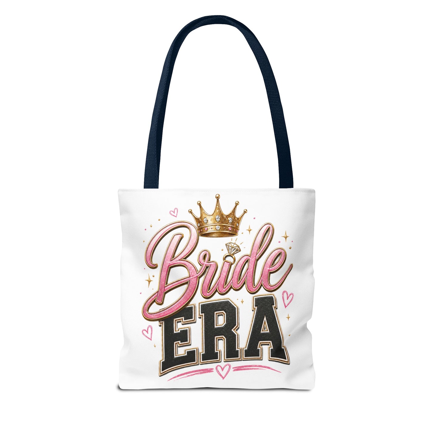 Bride Era Tote Bag — Bachelorette Bride Crown Tote for Bridal Shower & Wedding Weekend