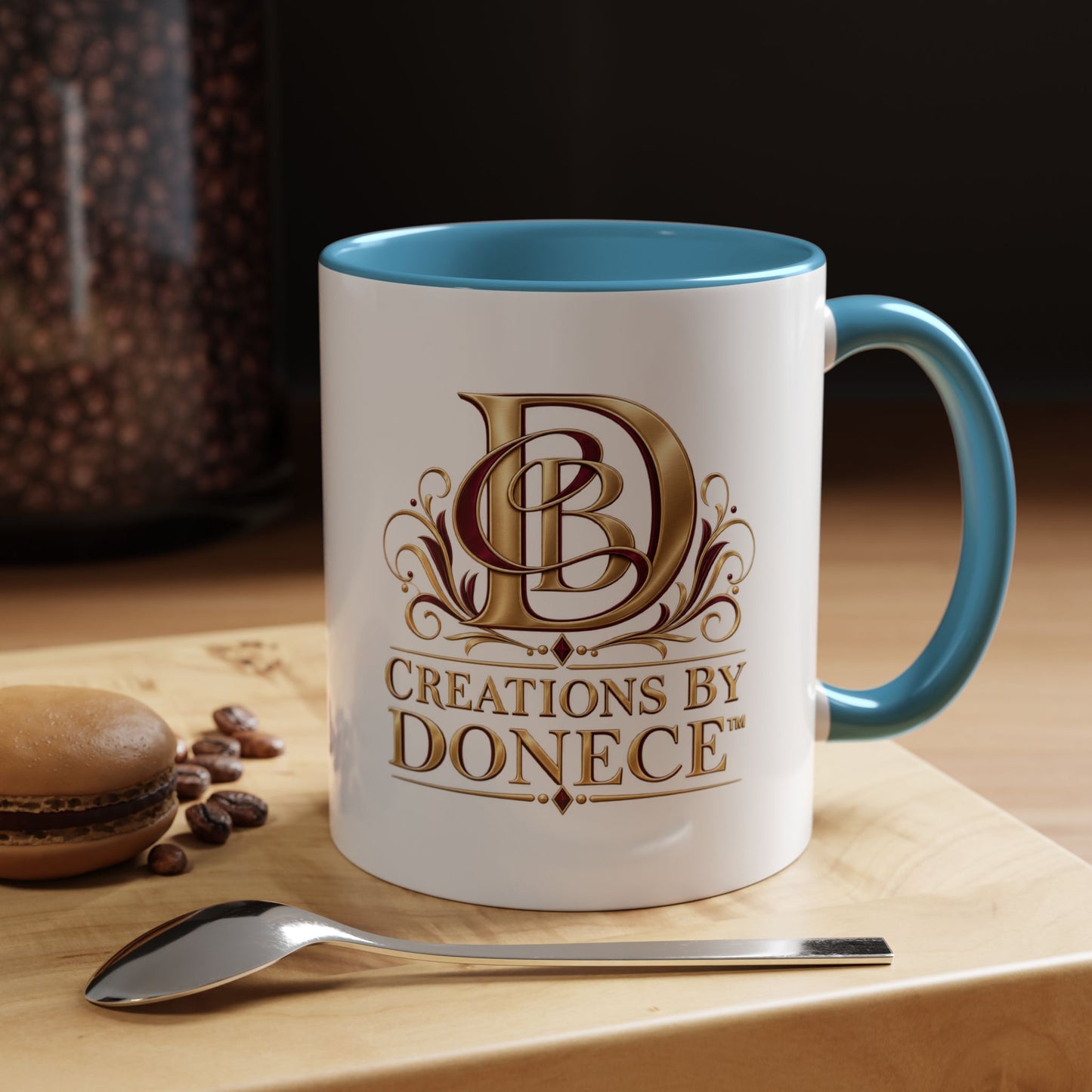 Creations by Donece Logo Accent Coffee Mug (11/15oz)