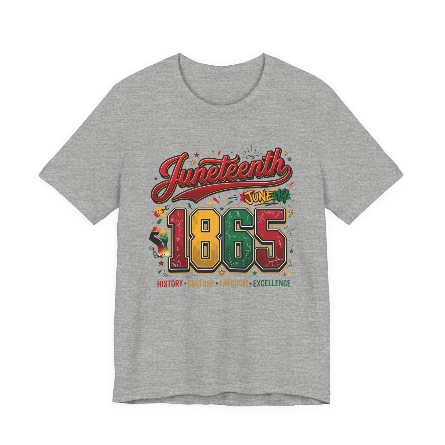Juneteenth 1865 Celebration Tee — History • Culture • Freedom Graphic T-Shirt