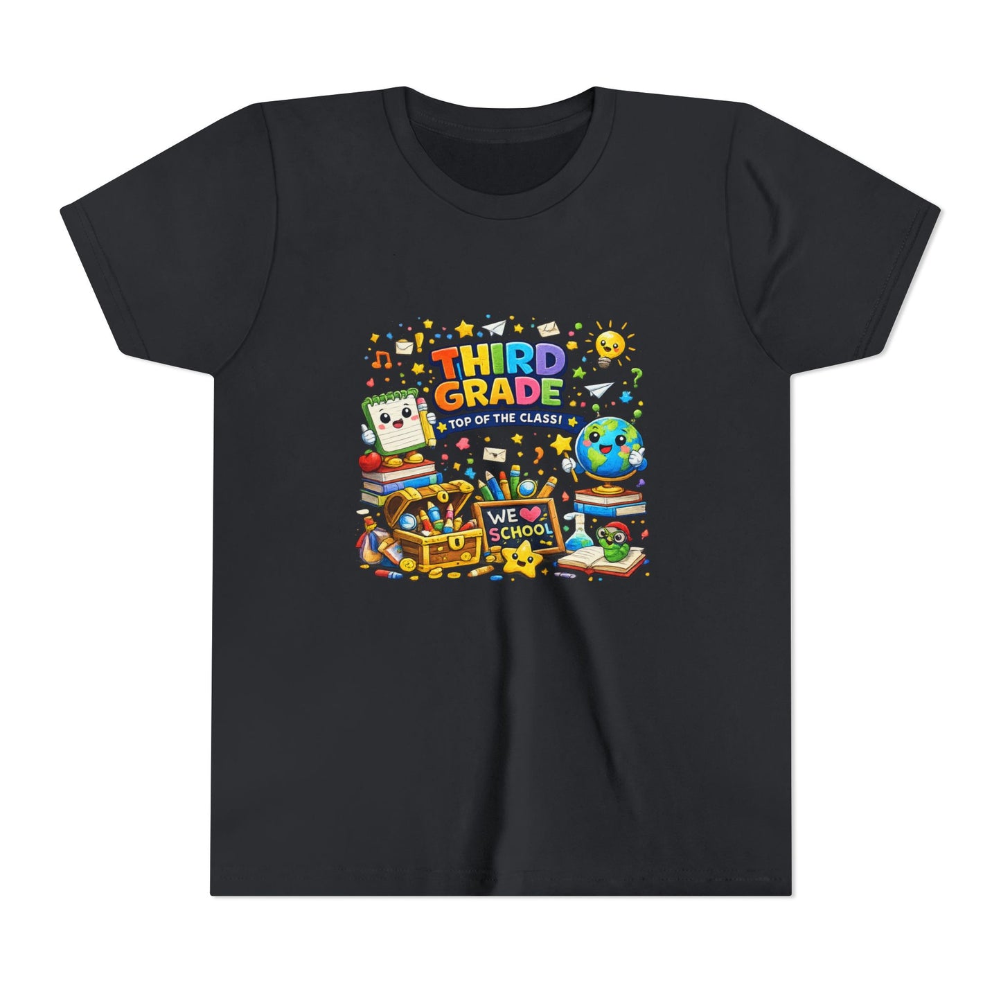 Third Grade Kids Tee — "Third Grade Out of the Classroom" Back-to-School Youth Shirt