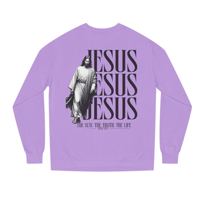 Jesus Crewneck Sweatshirt – The Way The Truth The Life Religious Pullover