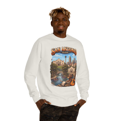San Antonio Riverwalk Sweatshirt — Texas Travel Scenic Crewneck