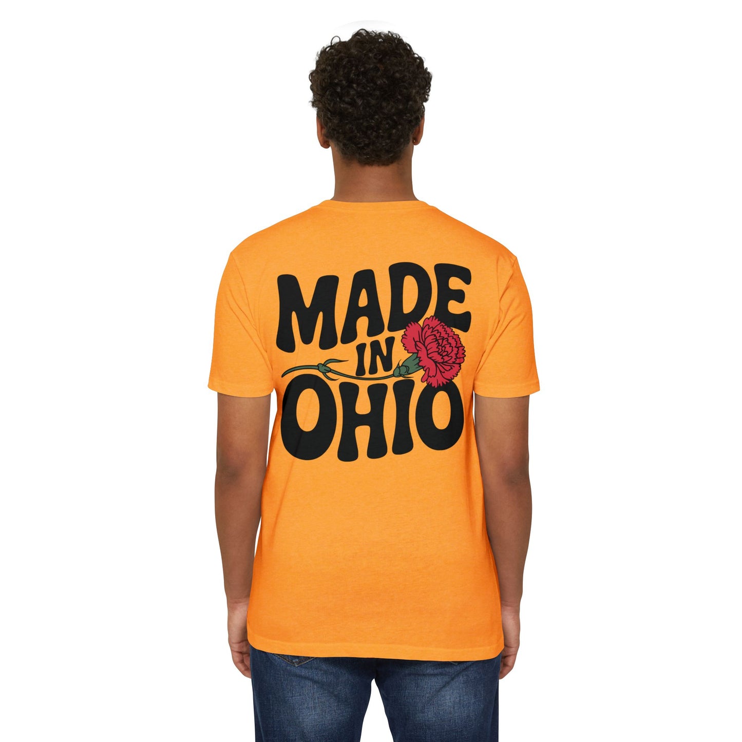 Made in Ohio T-Shirt — Vintage Floral State Pride Tee
