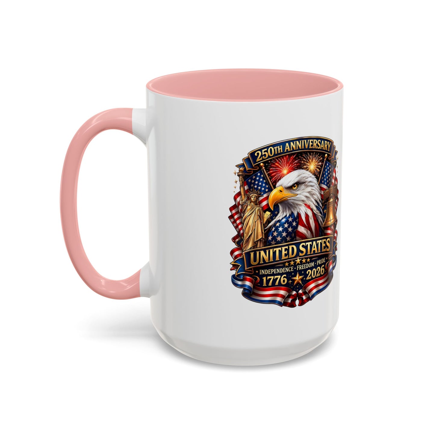 250th Anniversary United States Eagle Coffee Mug – Patriotic 1776–2026 Accent Mug
