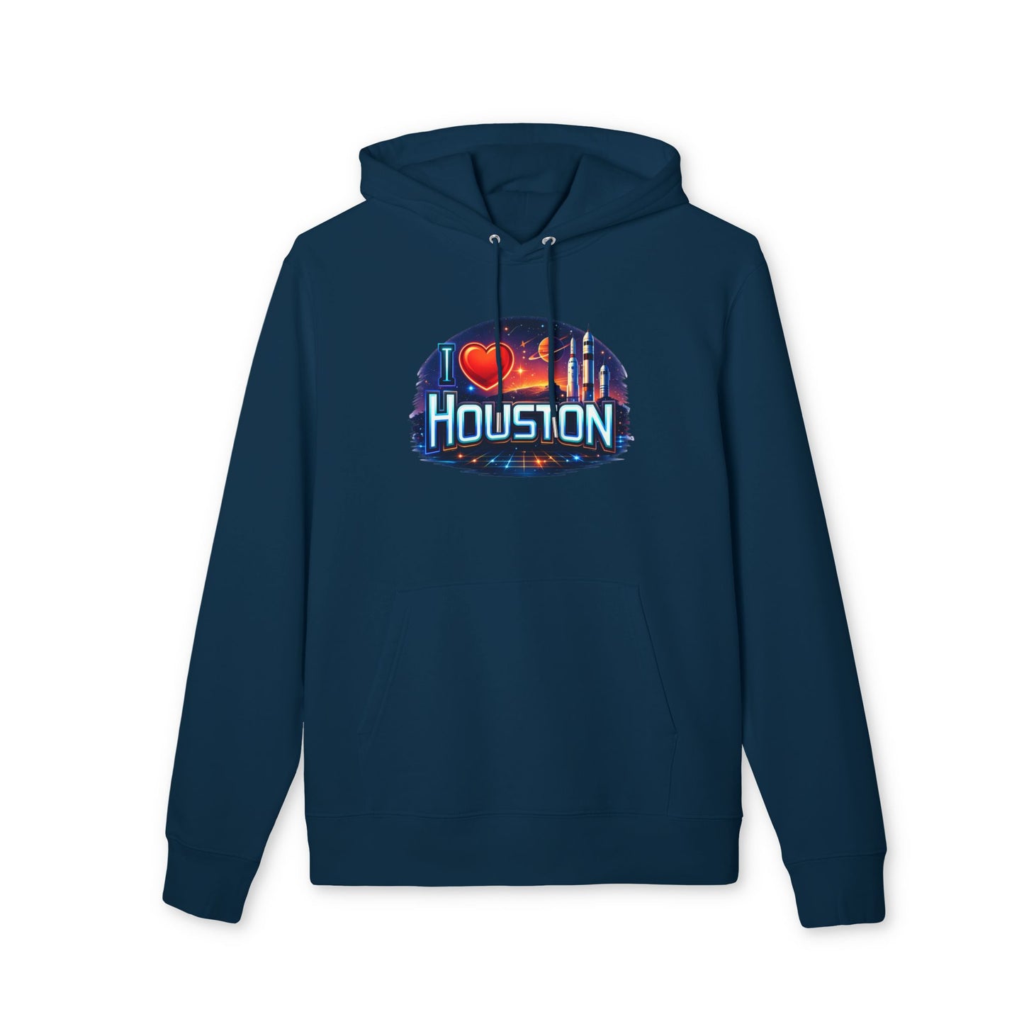 Houston Skyline Hoodie — I  Houston Graphic Pullover