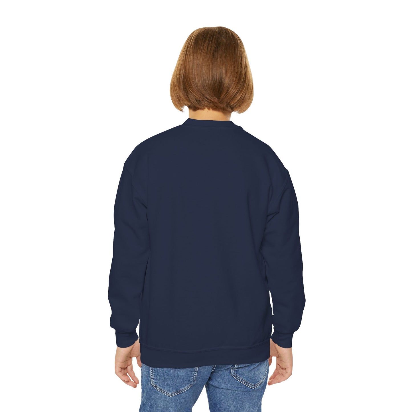Youth Sweatshirt - "Mother & Family" Floral Quote Crewneck