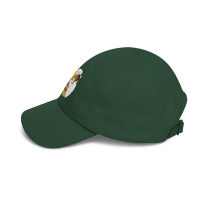 Dad Cap with Vintage Gold 'Classic' Portrait — Retro Father's Day Baseball Hat