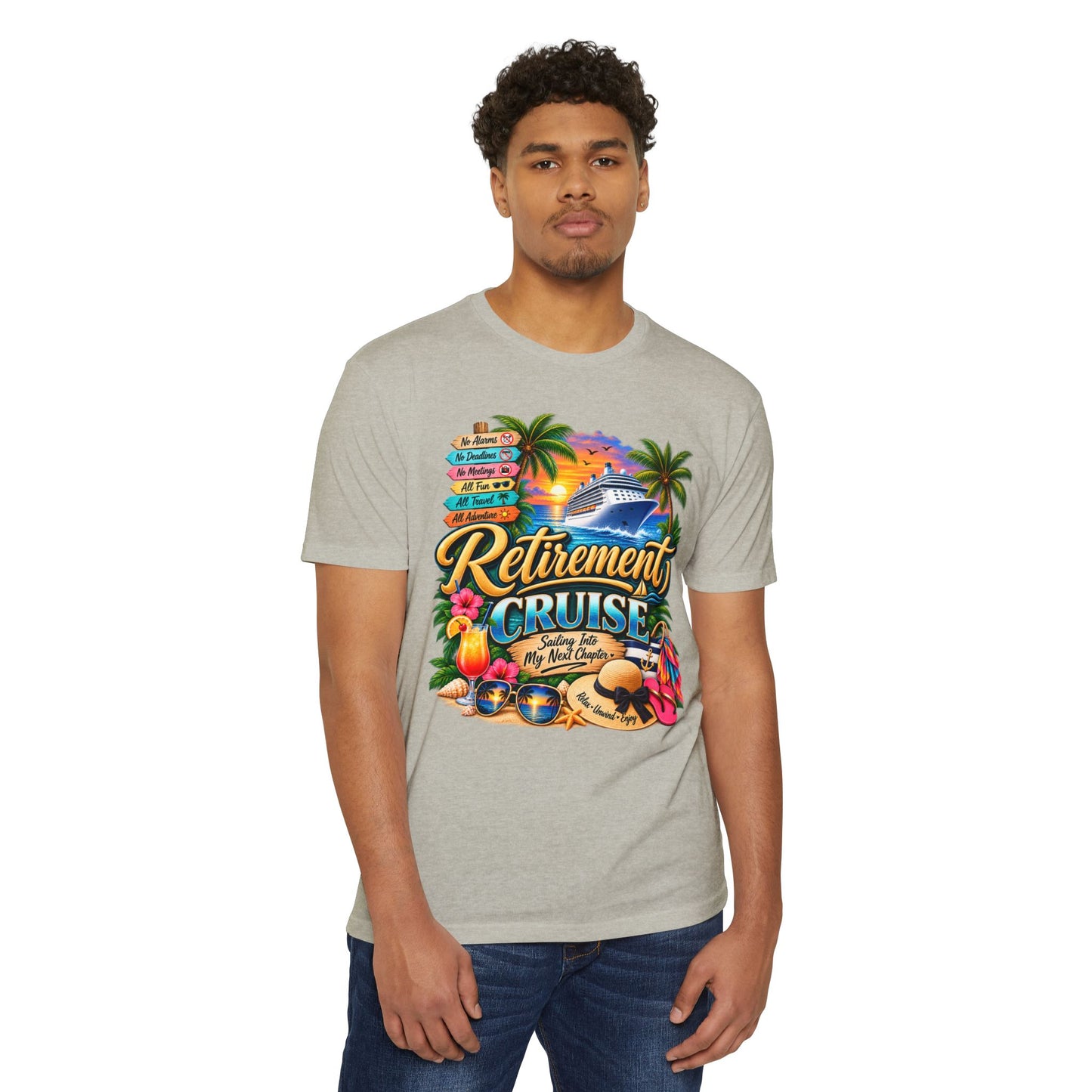 Retirement Cruise T-Shirt — Vacation & Farewell Party Tee