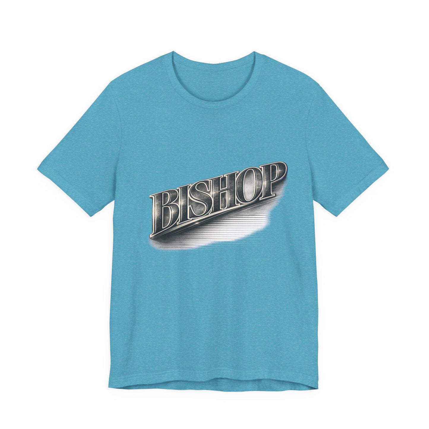 Bishop Retro Chrome Logo T‑Shirt