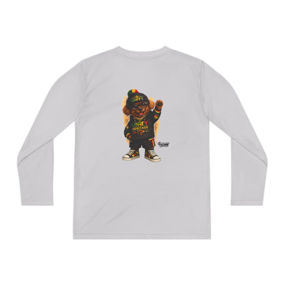 T-Shirt — Kids Rasta Teddy Graphic Long Sleeve