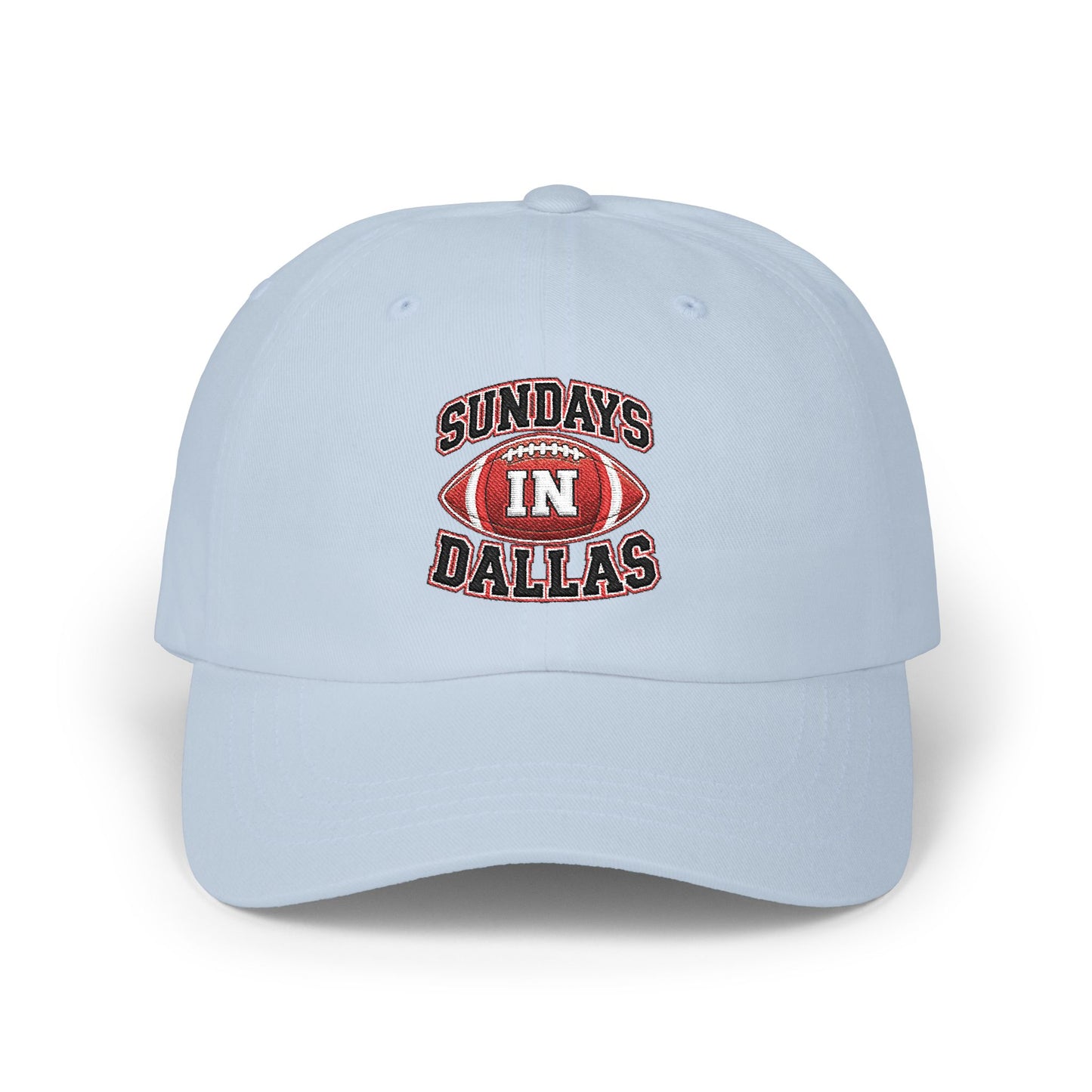 Dad Cap — 'Sundays in Dallas' Football Embroidered Hat