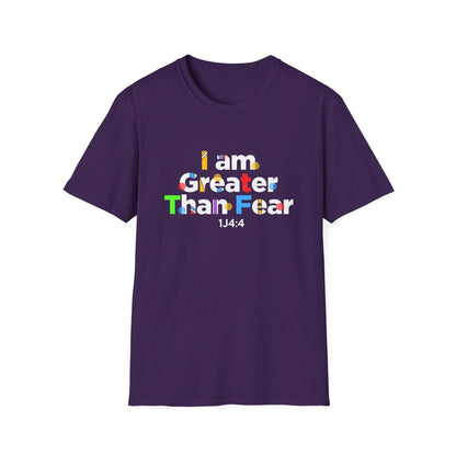 I Am Greater Than Fear 1j4:4 T-Shirt