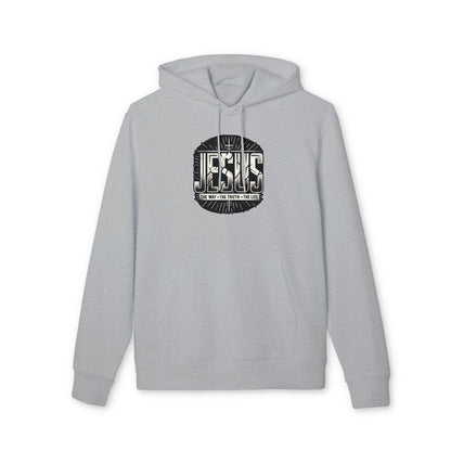 Jesus Hoodie — “Jesus: The Way • The Truth • The Life” Graphic Pullover