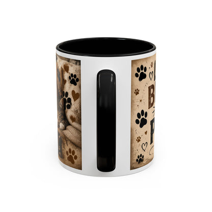 Dog & Cat Coffee Mug - "Less People, More Dogs & Cats" Accent Ceramic Mug