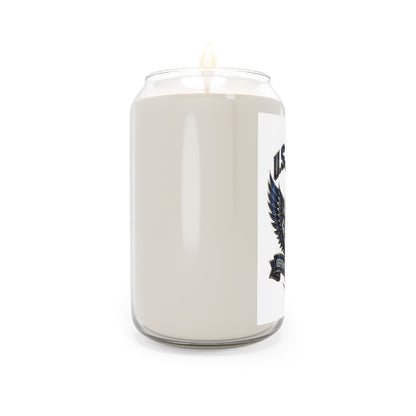 U.S. Air Force Emblem Soy Candle – 13.75 oz Scented Jar (Defend Protect Honor)