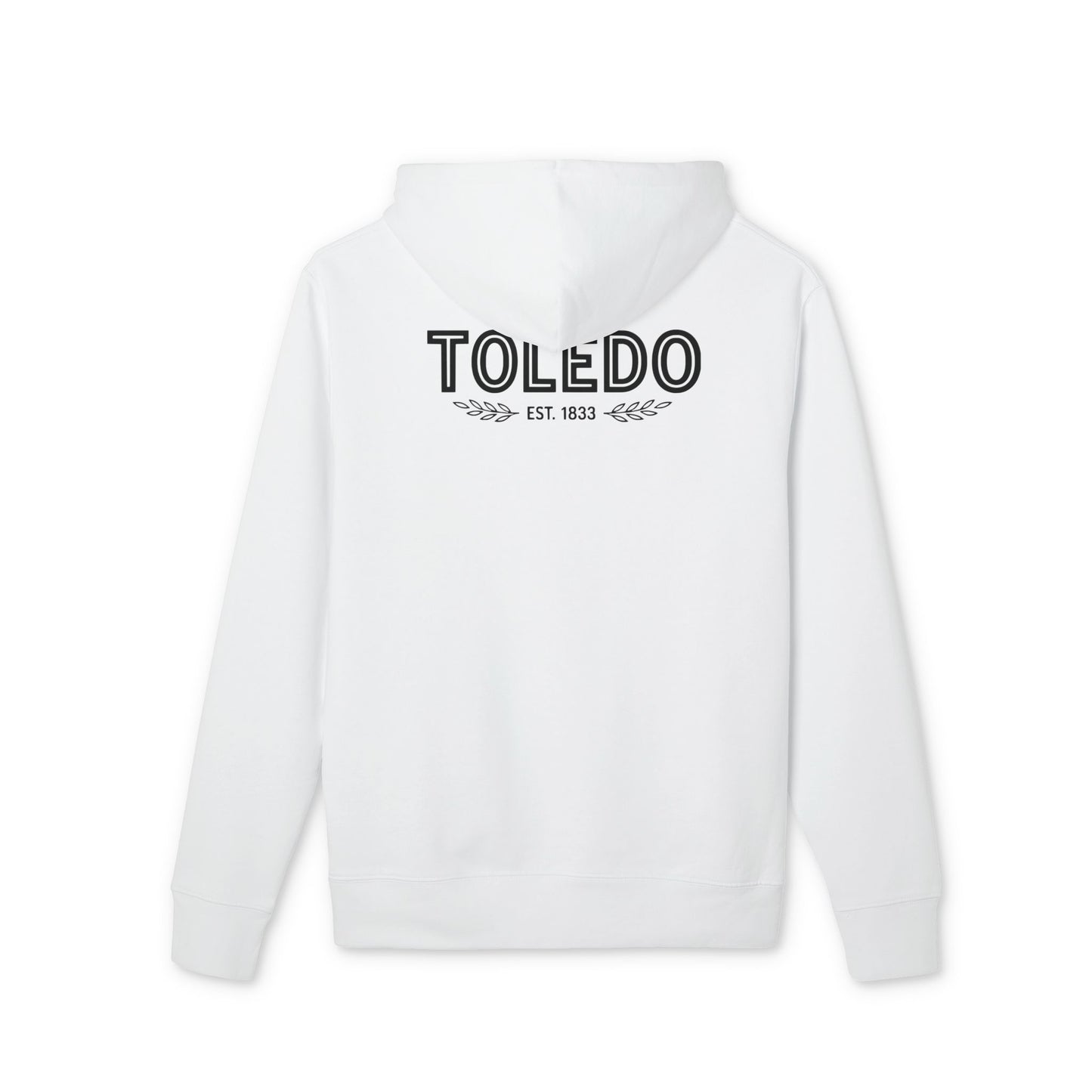 Toledo Est. 1833 Hoodie — Retro City Skyline Pullover