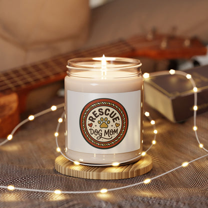 Rescue Dog Mom Candle, Soy Jar Candle, Rescue Pride, Fur Baby