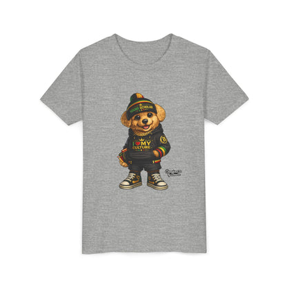 Youth Bear Graphic Tee – "I Love My Culture" Urban Streetwear