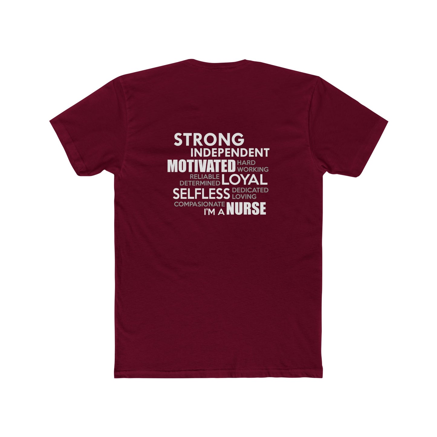 Nurse Word Cloud Tee — "I'm a Nurse" Inspirational Graphic T-Shirt
