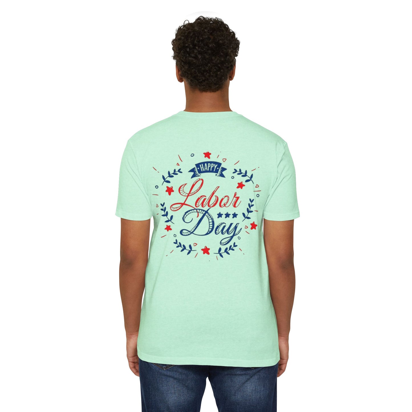 Labor Day T-Shirt – "Happy Labor Day" Patriotic Holiday Tee