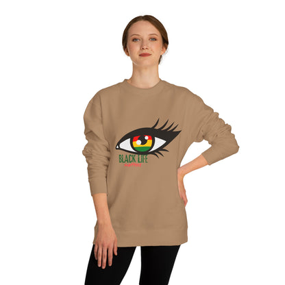 Black Life Matters Eye Graphic Sweatshirt