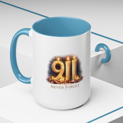 9/11 Never Forget Memorial Coffee Mug