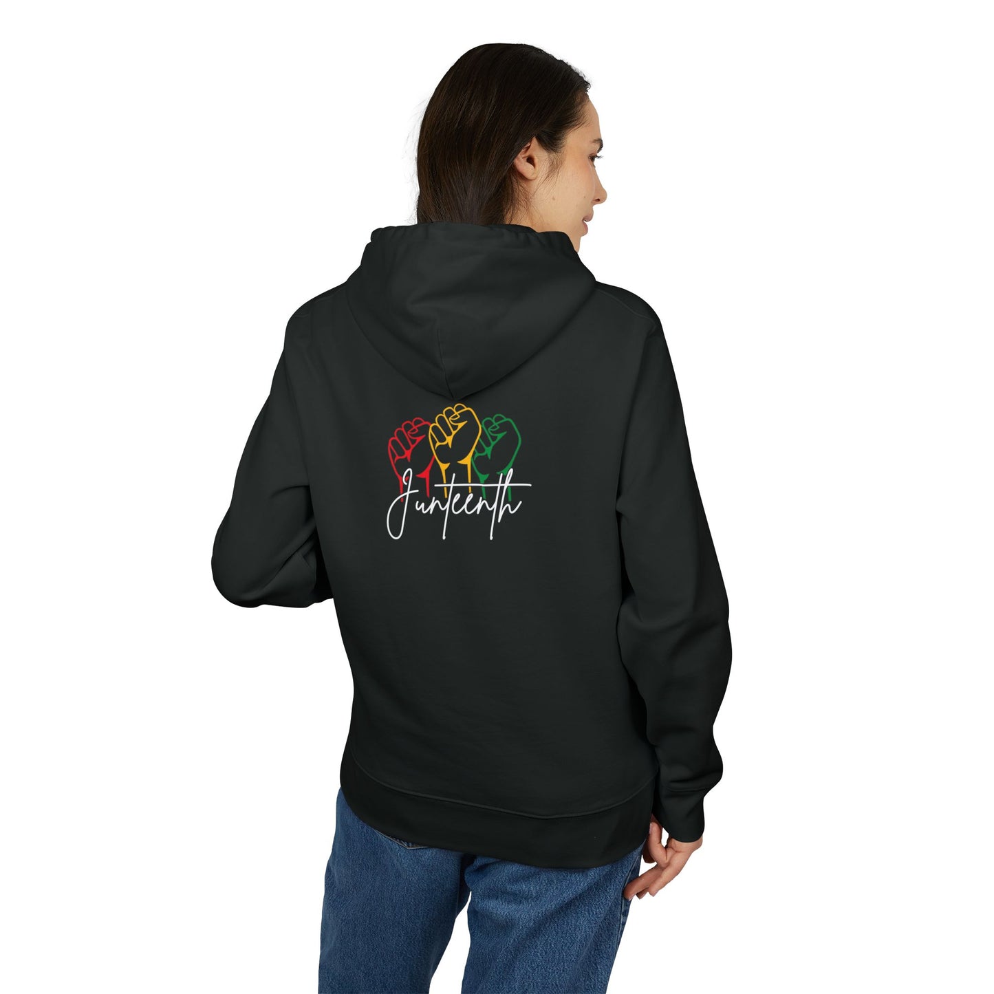 Juneteenth Hoodie – Pastel Fist Design