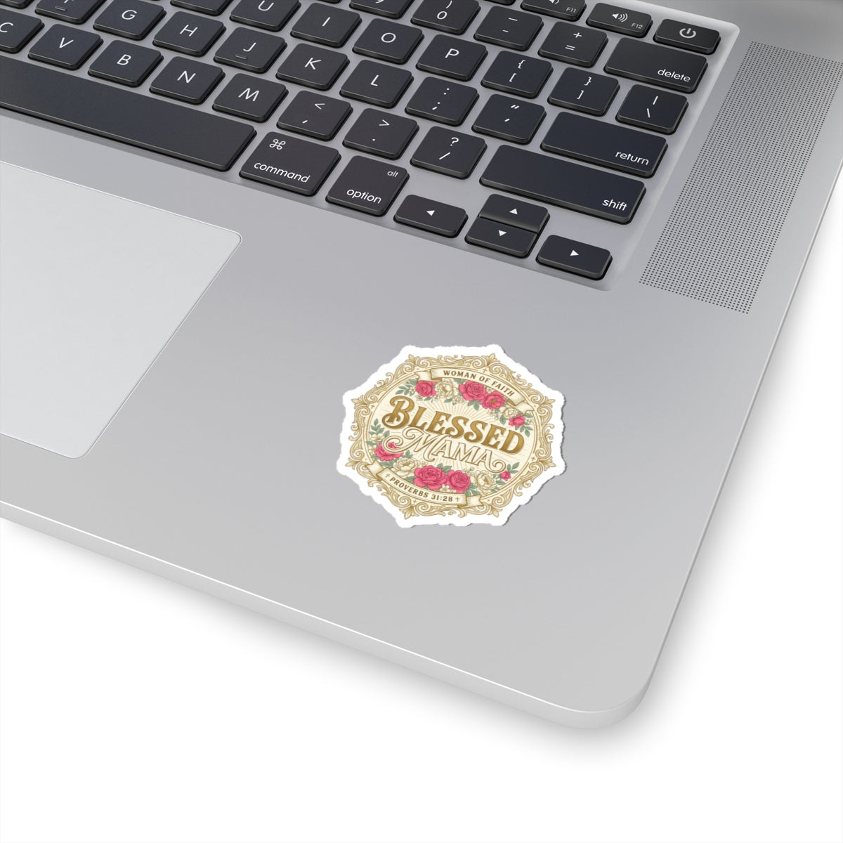 Blessed Mama Sticker | minimalist mom life, cool mom streetwear