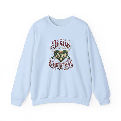 Jesus Is the Heart of Christmas  Sweatshirt