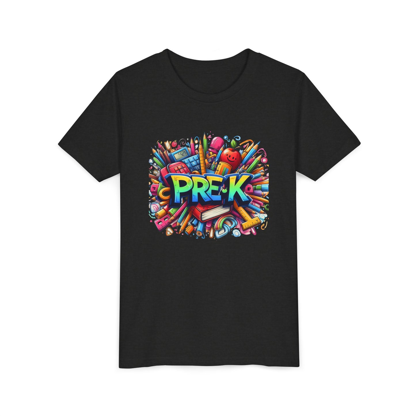 PRE-K Kids Tee — Colorful Back-to-School Pre-K Shirt for Preschoolers