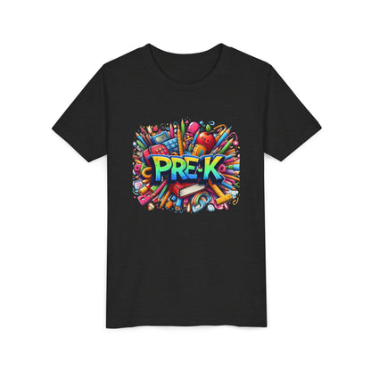 PRE-K Kids Tee — Colorful Back-to-School Pre-K Shirt for Preschoolers