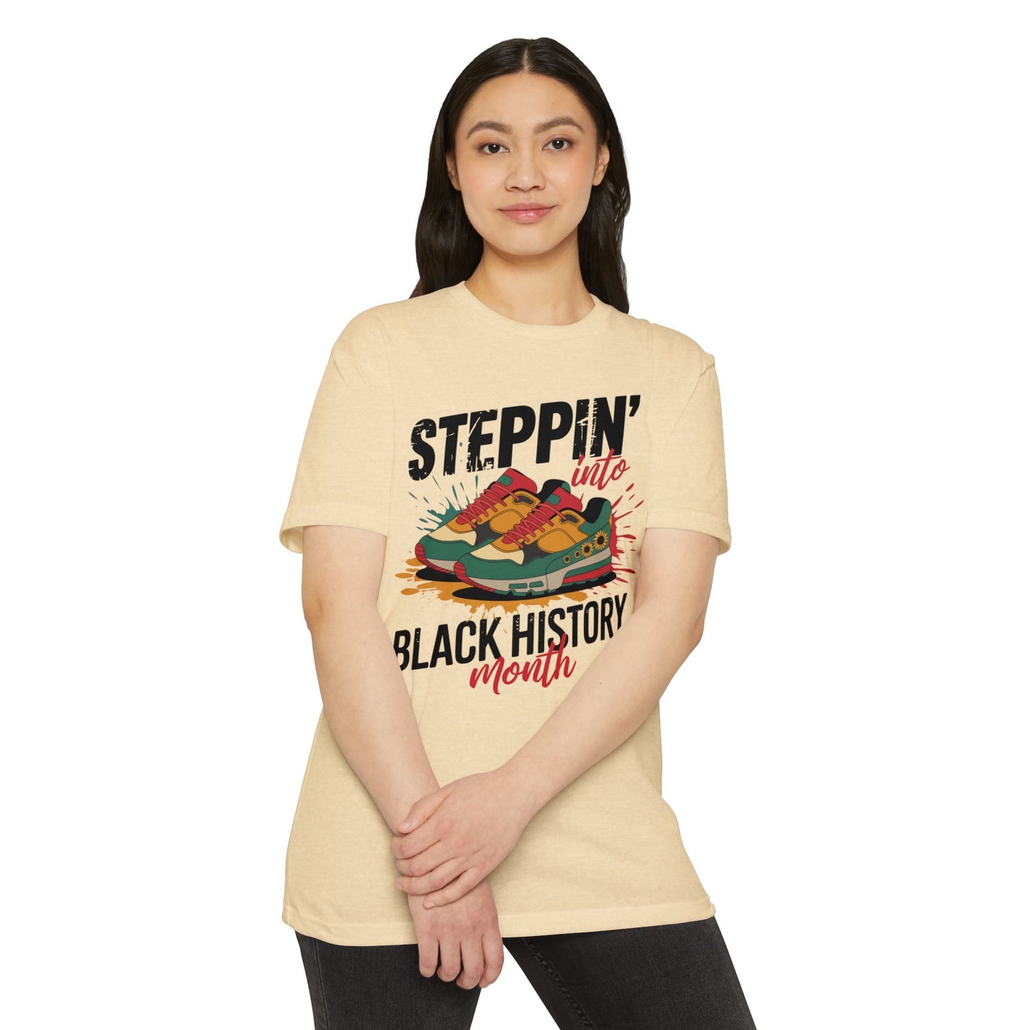 Steppin' Into Black History Month T-Shirt