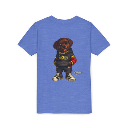 Youth Dog Tee — 'Legacy' Streetwear Puppy Graphic Shirt